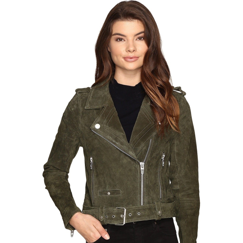 Blank NYC Suede moto jacket